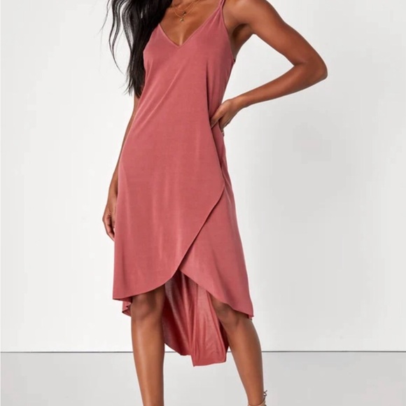 Lush Dresses & Skirts - Lulus Lush Hi-Low Midi Dress XL